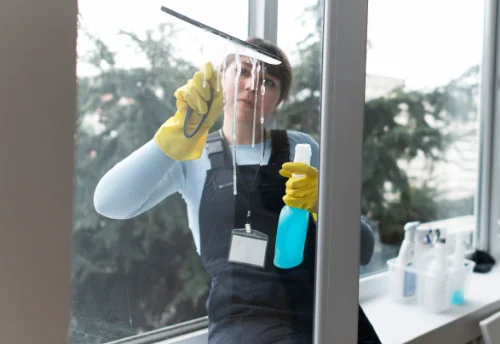 Nettoyage de vitres intérieures et extérieures au Beaucet